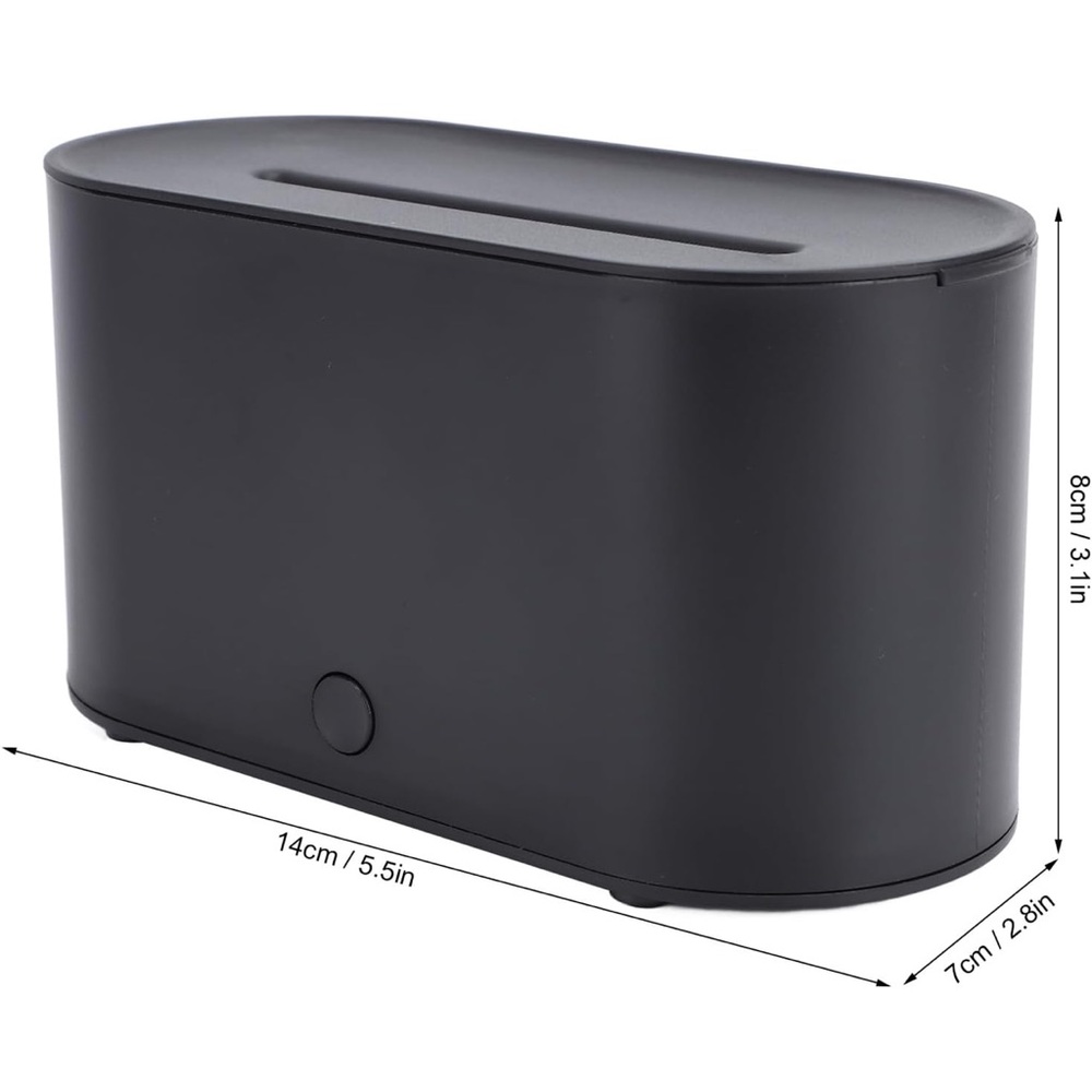 Flame Aromatherapy Diffuser Humidifier in Black - Picture 3 of 8